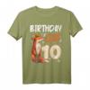 Fuchs Tierliebhaber T-Shirt für Mädchen zum 10. Geburtstag - Süßes Tiermotiv für Party & Familienfotos