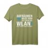 Lustiges WLAN Spruch T-Shirt - Aufräumen muss man erst wenn für Kinder, Jugendliche & Erwachsene, ideales Geschenk für Weihnachten, Geburtstag & Namenstag