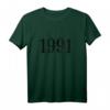 Vintage 1991 (Antik Schwarz) 33. Geburtstag T-Shirt – Elegantes Geschenk für Jubiläum und Geburtstag in den 90ern