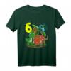 Dinosaurier Geburtstag T-Shirt zum 6. Geburtstag - Perfekt für Dinosaurier-Fans, Jungen und Mädchen, mit süßen Dino-Designs für die Kinderparty