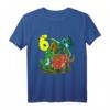 Dinosaurier Geburtstag T-Shirt zum 6. Geburtstag - Perfekt für Dinosaurier-Fans, Jungen und Mädchen, mit süßen Dino-Designs für die Kinderparty