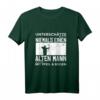 Herren Unterschätze niemals einen alten Mann mit Pfeil und Bogen T-Shirt – Perfekt für Bogenschützen, Training & als Geschenk