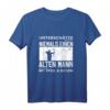 Herren Unterschätze niemals einen alten Mann mit Pfeil und Bogen T-Shirt – Perfekt für Bogenschützen, Training & als Geschenk