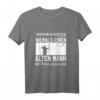 Herren Unterschätze niemals einen alten Mann mit Pfeil und Bogen T-Shirt – Perfekt für Bogenschützen, Training & als Geschenk