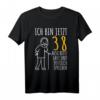 Lustiges 38. Geburtstag T-Shirt für Männer – Ich bin jetzt 38, feiere humorvoll den Meilenstein