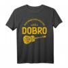 Unterschätze niemals einen alten Mann Bluegrass Music Dobro T-Shirt – Lustiges Geschenk für Dobrospieler und Appalachian Volksmusik Fans