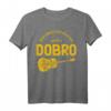 Unterschätze niemals einen alten Mann Bluegrass Music Dobro T-Shirt – Lustiges Geschenk für Dobrospieler und Appalachian Volksmusik Fans