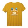20. Geburtstag Geschenk für Mann und Frau Feuerwehr Polizei Rettungsdienst - Lustiges Blaulicht T-Shirt zum 20. Geburtstag