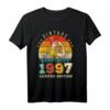 26. Geburtstag 1997 Limited Edition Vintage Frauen T-Shirt – Lustiges Retro Geburtstagsgeschenk für Familie & Freunde