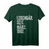 61. Geburtstag T-Shirt für Männer - Legendär seit 1962, Lustiges Geschenk zum 61. Geburtstag für Männer und Frauen