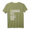 61. Geburtstag T-Shirt für Männer - Legendär seit 1962, Lustiges Geschenk zum 61. Geburtstag für Männer und Frauen