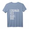61. Geburtstag T-Shirt für Männer - Legendär seit 1962, Lustiges Geschenk zum 61. Geburtstag für Männer und Frauen