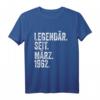 61. Geburtstag T-Shirt für Männer - Legendär seit 1962, Lustiges Geschenk zum 61. Geburtstag für Männer und Frauen