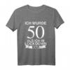 50. Geburtstag Geschenk Ich Wurde 50 Als Ich Im Lockdown War T-Shirt - Lustiges Retro Design für Männer, Frauen, Junge & Mädchen