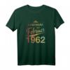 60. Geburtstag T-Shirt - Legendär seit 1962, Vintage Retro Design für Männer & Frauen, Unvergessliche Geschenkidee zum 60. Geburtstag