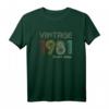 HapDog Vintage 1981 Limitierte Auflage T-Shirt - Retro Geschenk für 40 Jahre alte Männer & Frauen