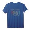 HapDog Vintage 1981 Limitierte Auflage T-Shirt - Retro Geschenk für 40 Jahre alte Männer & Frauen
