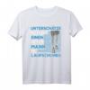 Herren Unterschätze niemals einen alten Mann mit Laufschuhen Spruch T-Shirt – Lustiges Laufshirt für Marathonläufer & Laufgruppenmitglieder