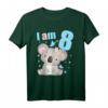 8 Jahre alt Geburtstag Outfit für Jungen und Mädchen mit Koala - Süßes Geburtstags-T-Shirt für den 8. Geburtstag