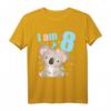 8 Jahre alt Geburtstag Outfit für Jungen und Mädchen mit Koala - Süßes Geburtstags-T-Shirt für den 8. Geburtstag