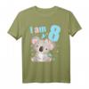 8 Jahre alt Geburtstag Outfit für Jungen und Mädchen mit Koala - Süßes Geburtstags-T-Shirt für den 8. Geburtstag