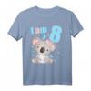 8 Jahre alt Geburtstag Outfit für Jungen und Mädchen mit Koala - Süßes Geburtstags-T-Shirt für den 8. Geburtstag