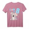 8 Jahre alt Geburtstag Outfit für Jungen und Mädchen mit Koala - Süßes Geburtstags-T-Shirt für den 8. Geburtstag