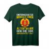 DDR Spruch T-Shirt - Unterschätze niemals einen alten Mann, Ostalgie Geschenk für Ostdeutsche und DDR-Bürger