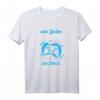 Zum Zocken geboren Zur Schule gezwungen - Lustiges Gamer Halbarm T-Shirt für Jungen und Mädchen, perfektes Geschenk für Gaming-Fans