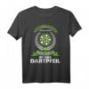 Herren Dart T-Shirt Unterschätze niemals einen alten Mann - Cooles Dart Geschenk für Weihnachten & Geburtstag