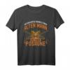 Unterschätze niemals einen alten Mann mit einer Posaune T-Shirt – Perfektes Geschenk für Posaunenspieler, Jazz Musiker & Musikfans zu Weihnachten & Geburtstag