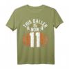 Basketball T-Shirt für Jungen zum 11. Geburtstag - Klassisch geschnitten, doppelt genähter Saum
