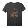 50. Geburtstag T-Shirt – Legendär seit 1972, Vintage Retro Design für den unvergesslichen Fünfzigsten Geburtstag