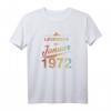 50. Geburtstag T-Shirt – Legendär seit 1972, Vintage Retro Design für den unvergesslichen Fünfzigsten Geburtstag