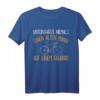 Unterschätze niemals einen alten Mann lustig Fahrrad Herren T-Shirt - Perfektes Geschenk für Fahrradliebhaber, Papa & Opa zu Weihnachten, Vatertag & Geburtstage