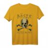 Böser alter Mann Schädel Camouflage T-Shirt mit Waben-Muster – Perfekt für Tarnliebhaber und Streetwear-Fans