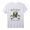 Böser alter Mann Schädel Camouflage T-Shirt mit Waben-Muster – Perfekt für Tarnliebhaber und Streetwear-Fans