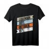 52. Geburtstag Mann T-Shirt - Legendär seit 1971, Lustiges Geschenk für 52-Jährige, Dekoration & Feieridee