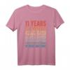 11. Geburtstag T-Shirt für Jungen und Mädchen - Vintage Retro Geschenkidee für Kinder im Alter von 11 Jahren