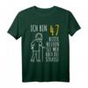 Lustiges 47. Geburtstag T-Shirt für Männer – Humorvolles Design für den 47. Geburtstag mit Spruch 'Ich bin 47, bitte helfen Sie mir über die Straße'