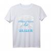 Unterschätze niemals einen Alten Mann auf Skiern - Ski T-Shirt für Wintersportbegeisterte, Skifahrer & Snowboarder, Perfekt für Winterurlaub & Pistenabende