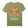Level 5 Unlocked Gamer T-Shirt für Männer und Jungen - Lustiges Geburtstagsgeschenk zum 5. Level-Aufstieg, perfekt für Gaming-Fans und Geburtstagsfeiern