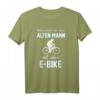 E Bike Alter Mann Mit E-Bike Geschenk Humor T-Shirt - Perfektes Geschenk für Radfahrer, E-Biker, Damen, Herren & Kinder zu Geburtstag & Weihnachten