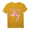 7. Geburtstag Mädchen Flamingo T-Shirt - Buntes Design für Flamingo-Liebhaberinnen und Mädchen zum 7. Geburtstag