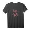Süßes Hello 40 T-Shirt für Frauen – Perfektes Geschenk und Outfit zum HapDog, Feierdeko & mehr