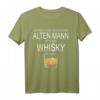 Alter Mann mit Whisky Geschenk T-Shirt - Perfektes Weihnachts- & Geburtstagsgeschenk für Whiskyliebhaber, Papa & Opa