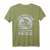 Herren Fahrrad T-Shirt mit lustigem Spruch – Unterschätzen Sie niemals einen alten Mann, perfekt für Radfahrer, Opa und Mountainbike-Fans