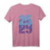 25 Glückszahl Geburtstag T-Shirt – Retro Vintage Design für Männer und Frauen, Perfektes Geschenk zum 25. Geburtstag