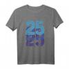 25 Glückszahl Geburtstag T-Shirt – Retro Vintage Design für Männer und Frauen, Perfektes Geschenk zum 25. Geburtstag
