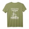 Unterschätze niemals einen alten Mann mit Fahrrad T-Shirt – Lustiges Radfahrer Motiv für Papa, Opa, Bruder & Freunde zum Vatertag & Geburtstag
